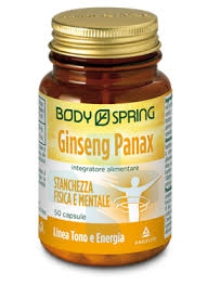 Body Spring Integratore Alimentare Ginseng 50 Capsule