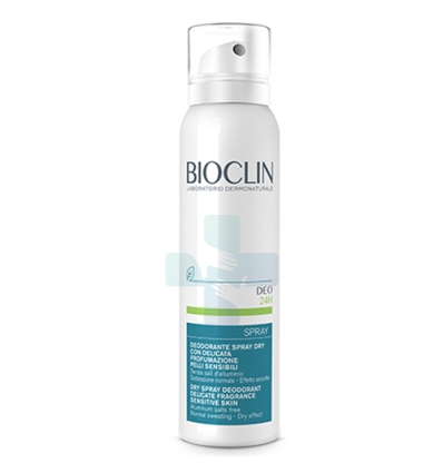 Bioclin Deo 24h Spray Deodorante Dry Sudorazione Normale Pelli Sensibili 150ml