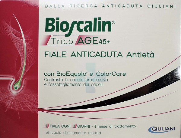 Bioscalin TricoAge 45+ Capelli Donna Fiale Anticaduta Antieta' 10 Fiale 35 ml