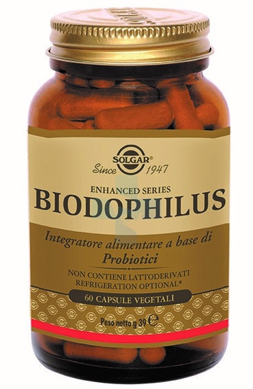 Solgar Biodophilus Probiotici Integratore 60 Capsule
