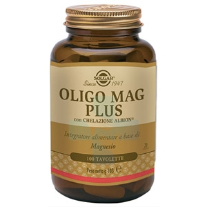 Solgar Oligo Mag Plus Integratore Alimentare 100 Tavolette