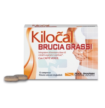 Kilocal Linea Controllo del Peso Brucia Grassi Integratore 15 Compresse
