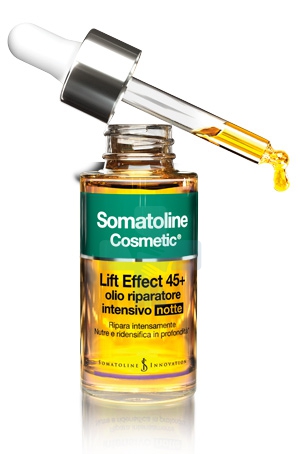 Somatoline Cosmetic Linea Anti-Age Lift Effect 45+ Olio Riparatore Notte 30 ml