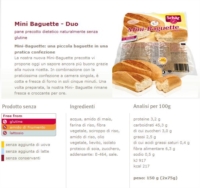 Schar Pane Mini Baguette 2 x 75 g