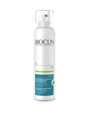 Bioclin Deo 24h Spray Deodorante Dry Senza Profumo Sudorazione Normale 150 ml