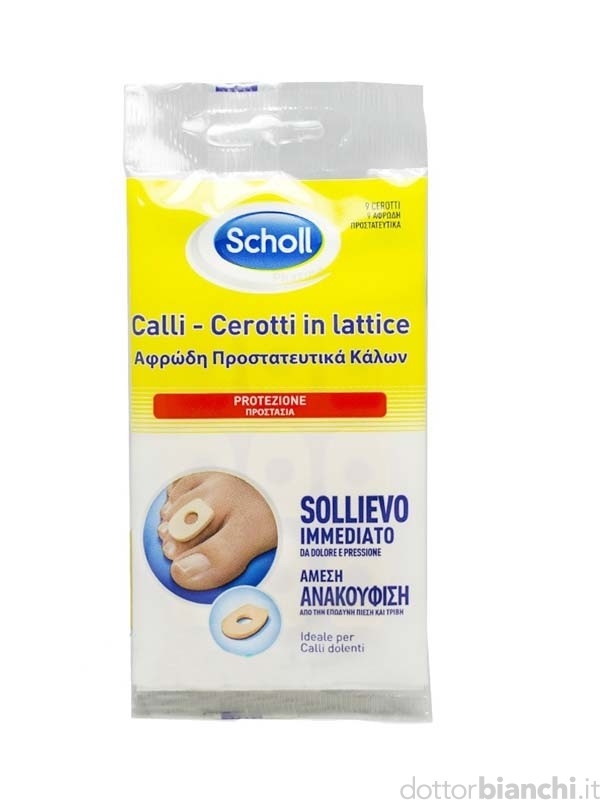 Scholl Cerotto Protettivo In Lattice Per Calli 9 Pezzi